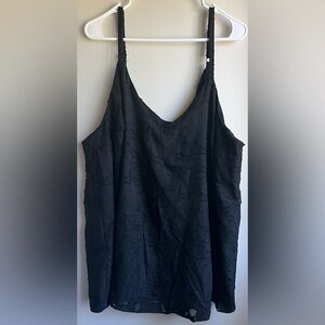 NWT Torrid Black Camisole Top with V-Neck